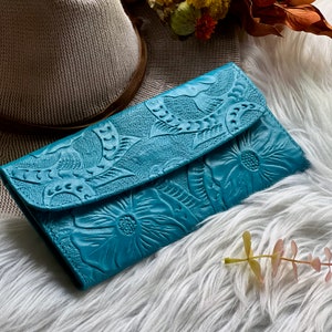 Boho Nachhaltige Leder Geldbörsen für Frauen • süße Leder Geldbörsen • Weihnachtsgeschenke für Sie