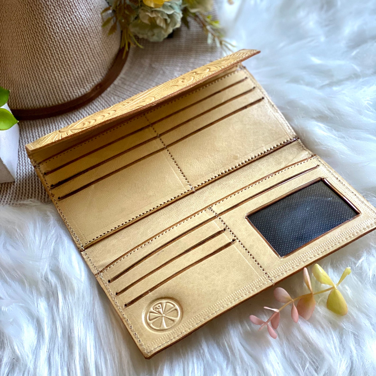 Handcrafted authentic leather wallets for women leather Etsy