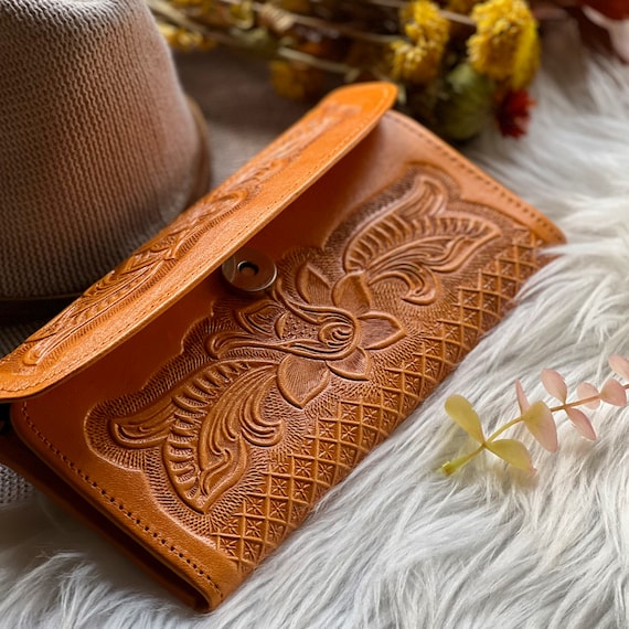 Embossed Leather Wallets for Women Women Gifts Women Wallets Credit Cards Purse Etsy Ireland
