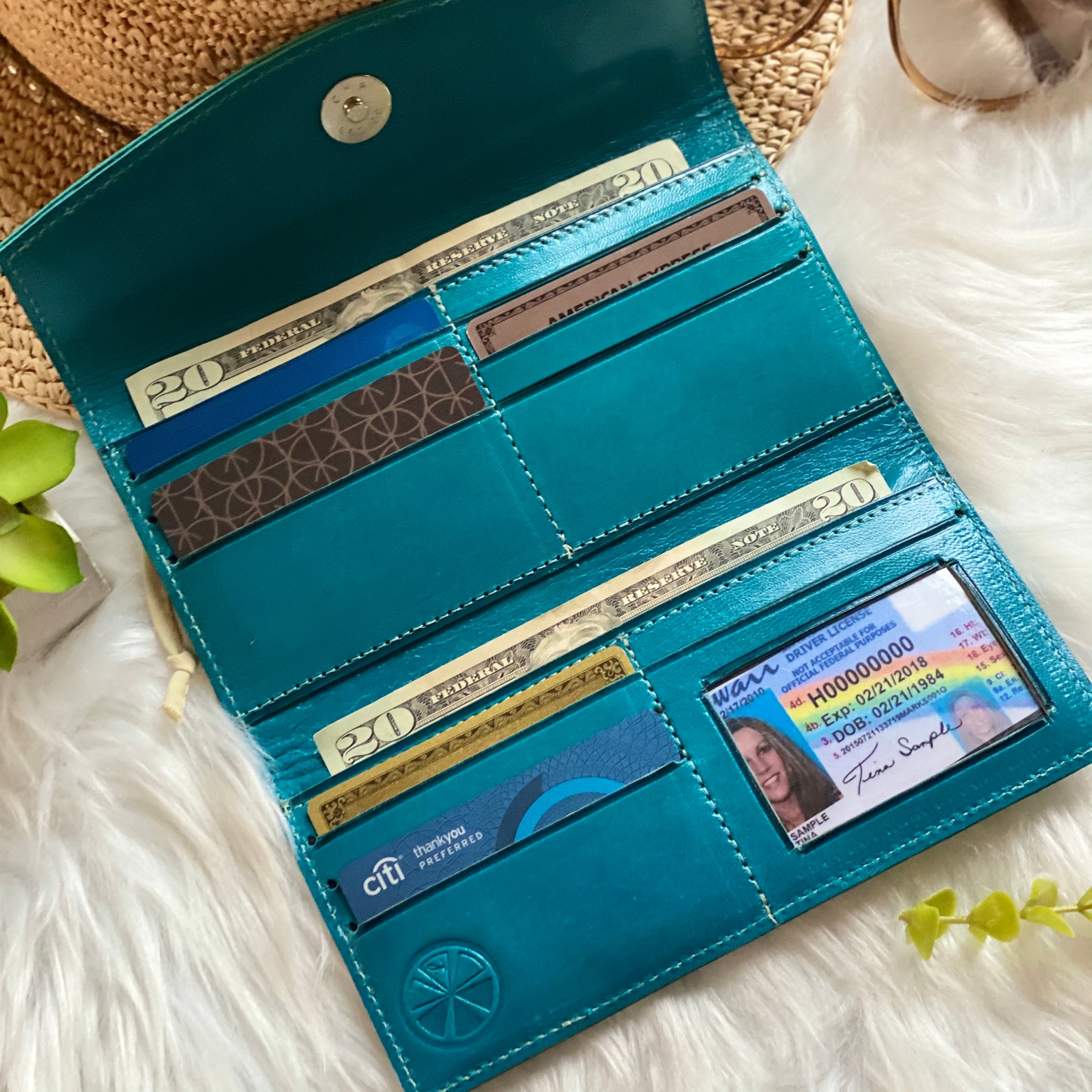 Authentic Leather Wallets for Women Women's Wallets Etsy