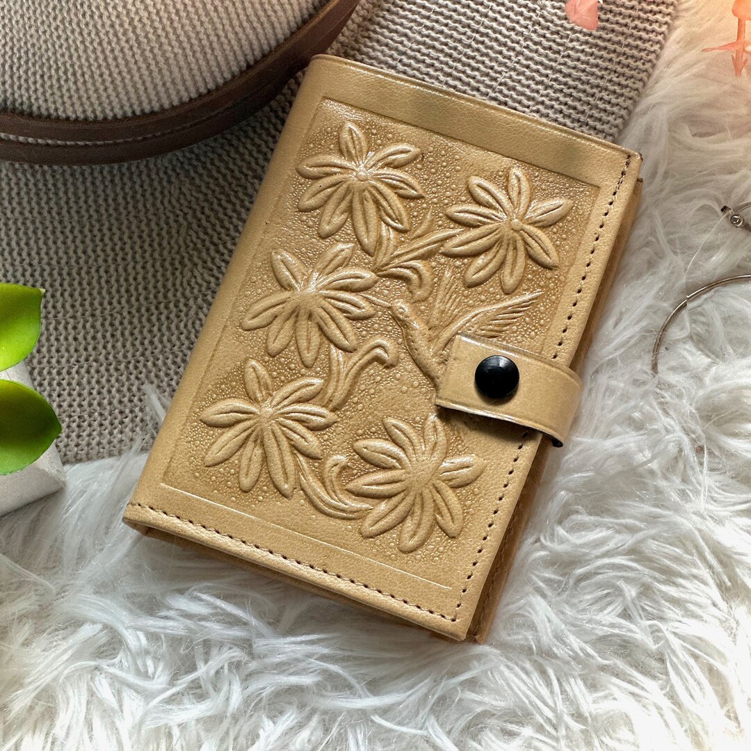 Small Leather Bifold Wallet Leather Women's Wallets Mother's Day Gifts