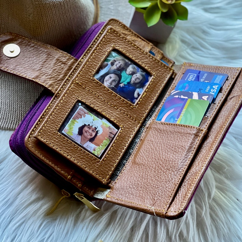 Big Leather Wallets for Women women's Wallets Gifts Etsy