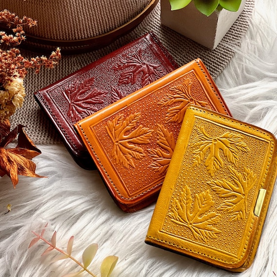 Small Leather Wallet for Women: Handmade Minimalist Card Holder