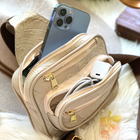 Small crossbody bag • Women leather accessories • Boho Fanny Pack • Thoughtful gifts for her