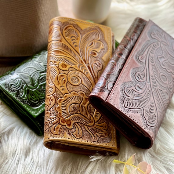 Leather wallets 2024 for women