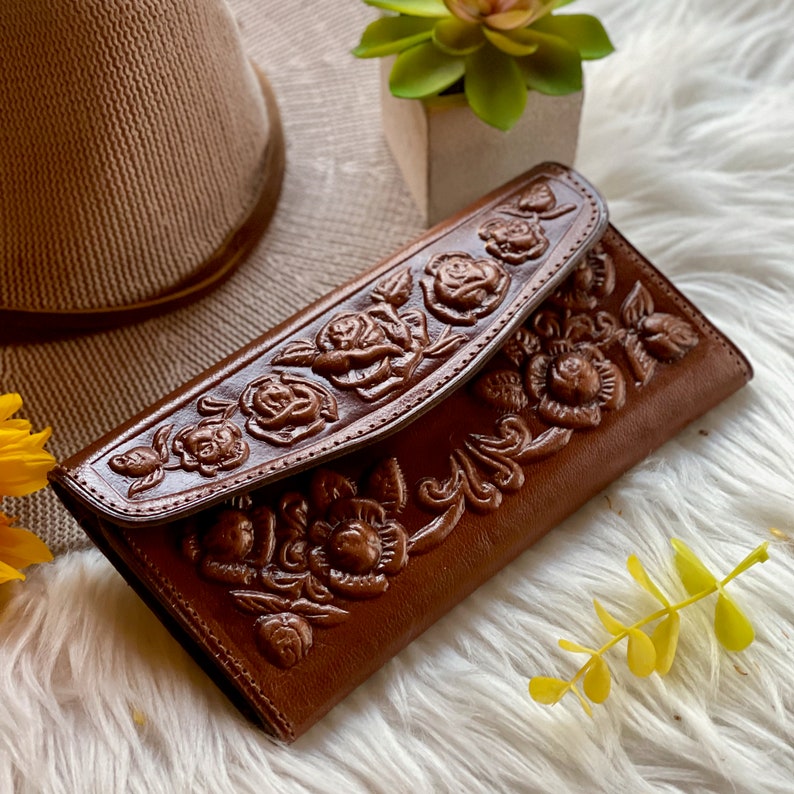 Leather floral wallets for women • women#39;s leather wallet • Leather floral wallets for women • women#39;s leather wallet •