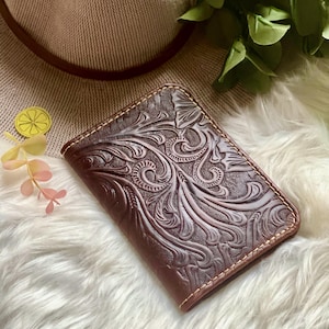 Echtleder Passhülle • Reisepasshülle •Leder Geschenk •Passport Brieftasche •Leder Geschenke