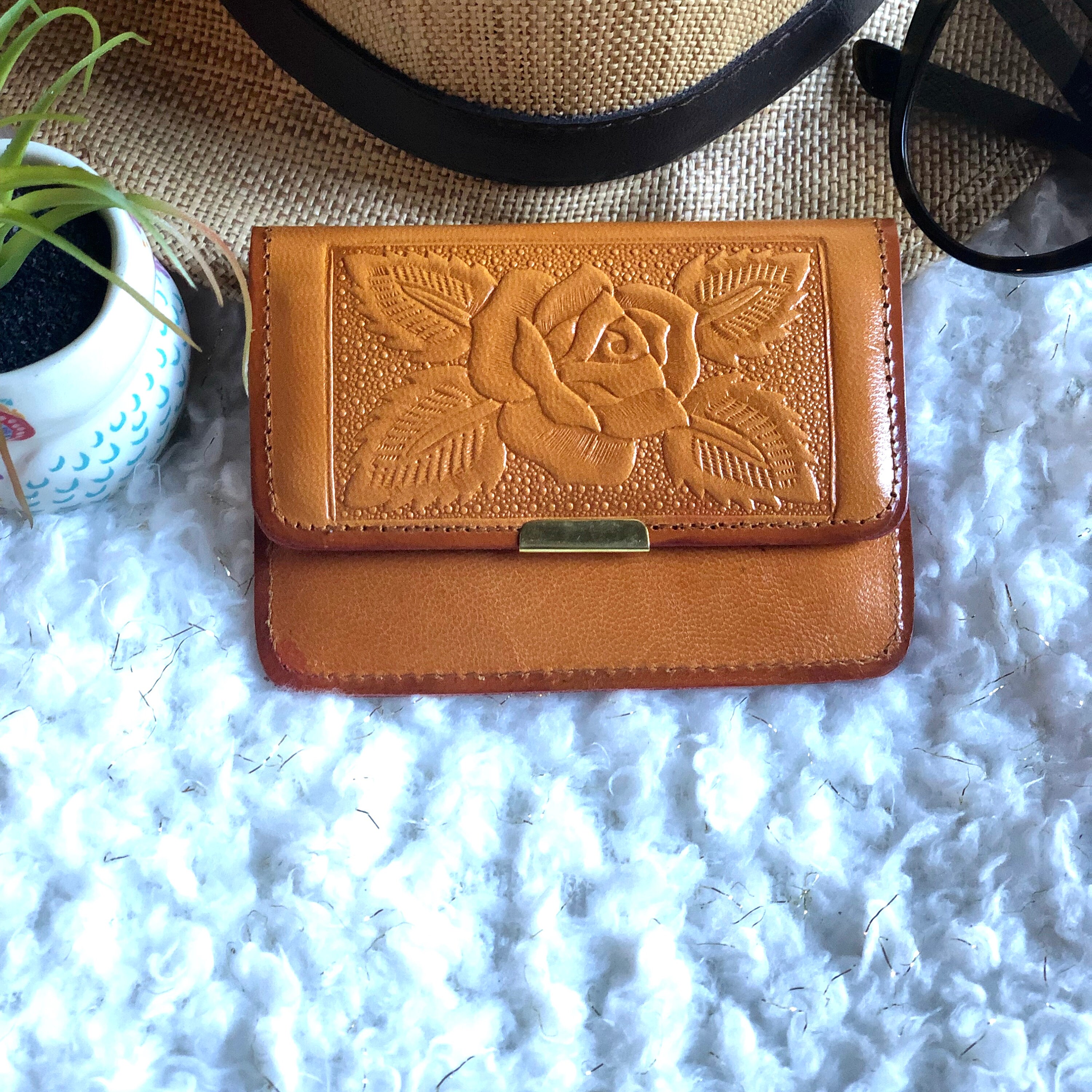 Mustard Yellow Bohemian Pouch*Women's Wallets*Gift for wife*Leather