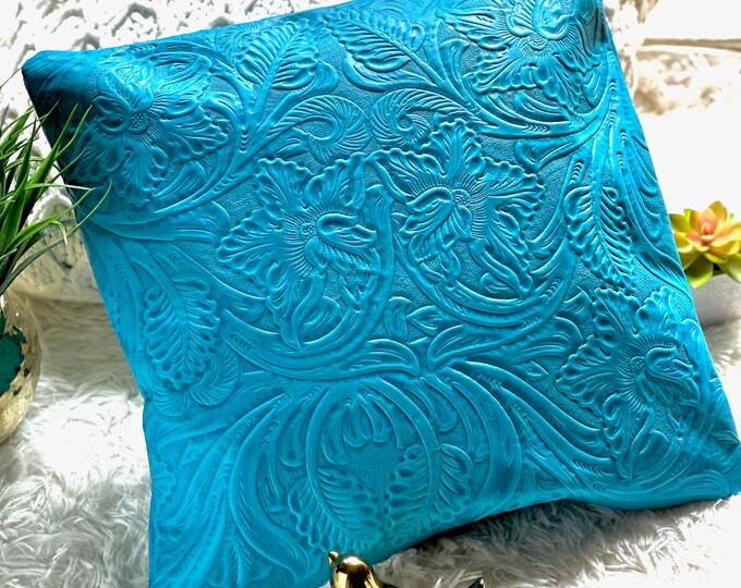 Featured listing image: Handmade Authentic leather pillow covers• Accent pillow • Leather Home Decor • gifts for home