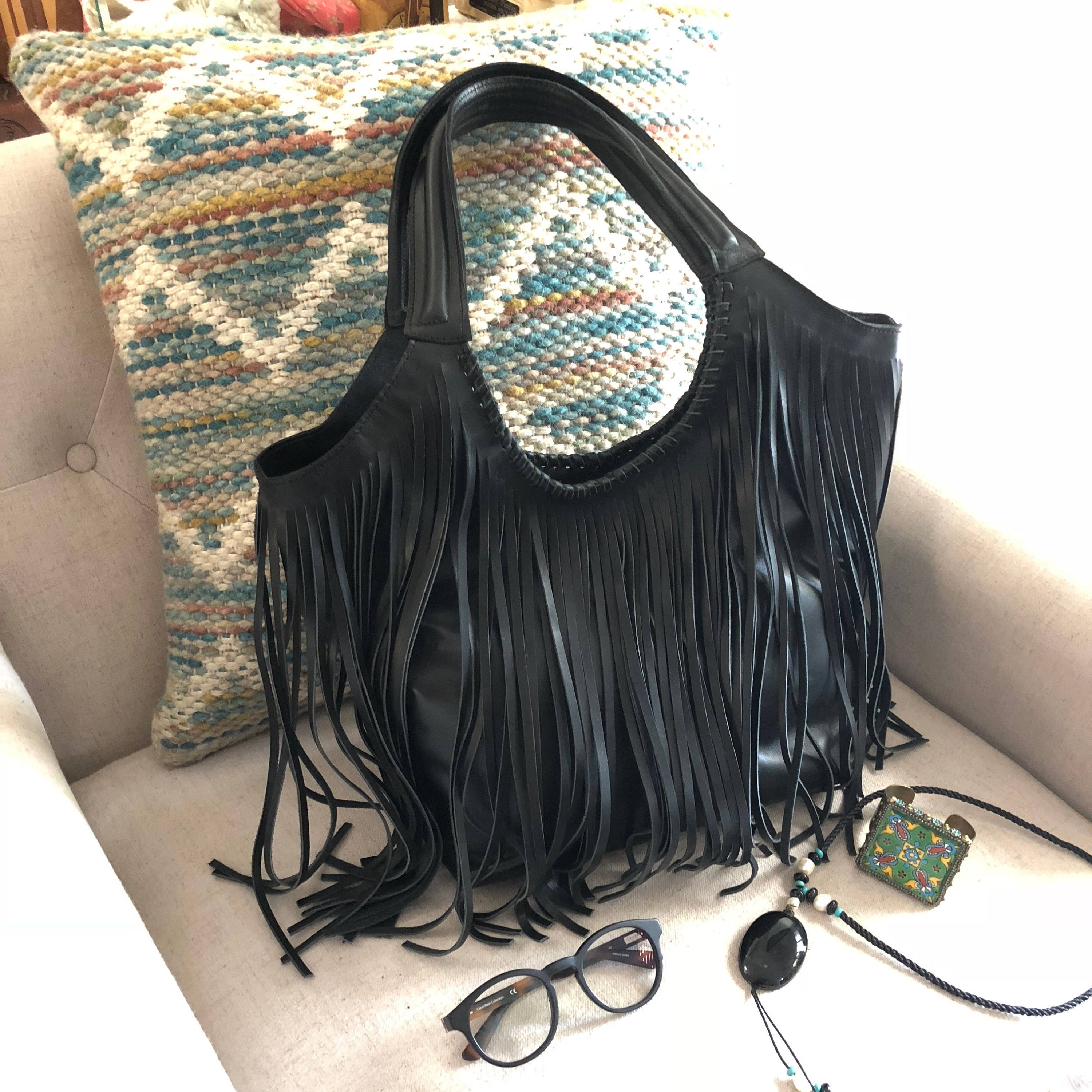 western bags with fringe