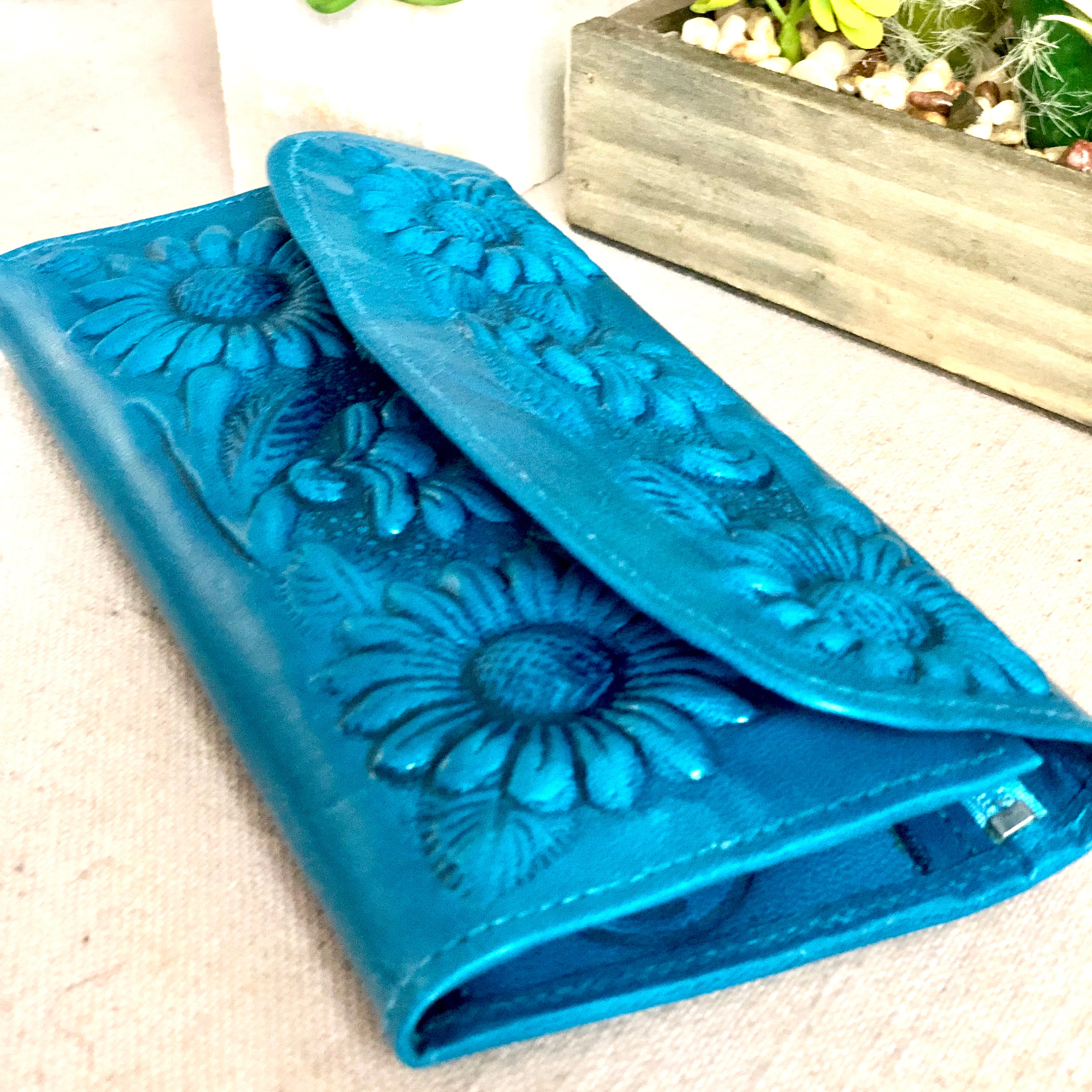 Leather Wallet Women's* Bohemian Wallet*Vintage Leather Wallet* Wallets