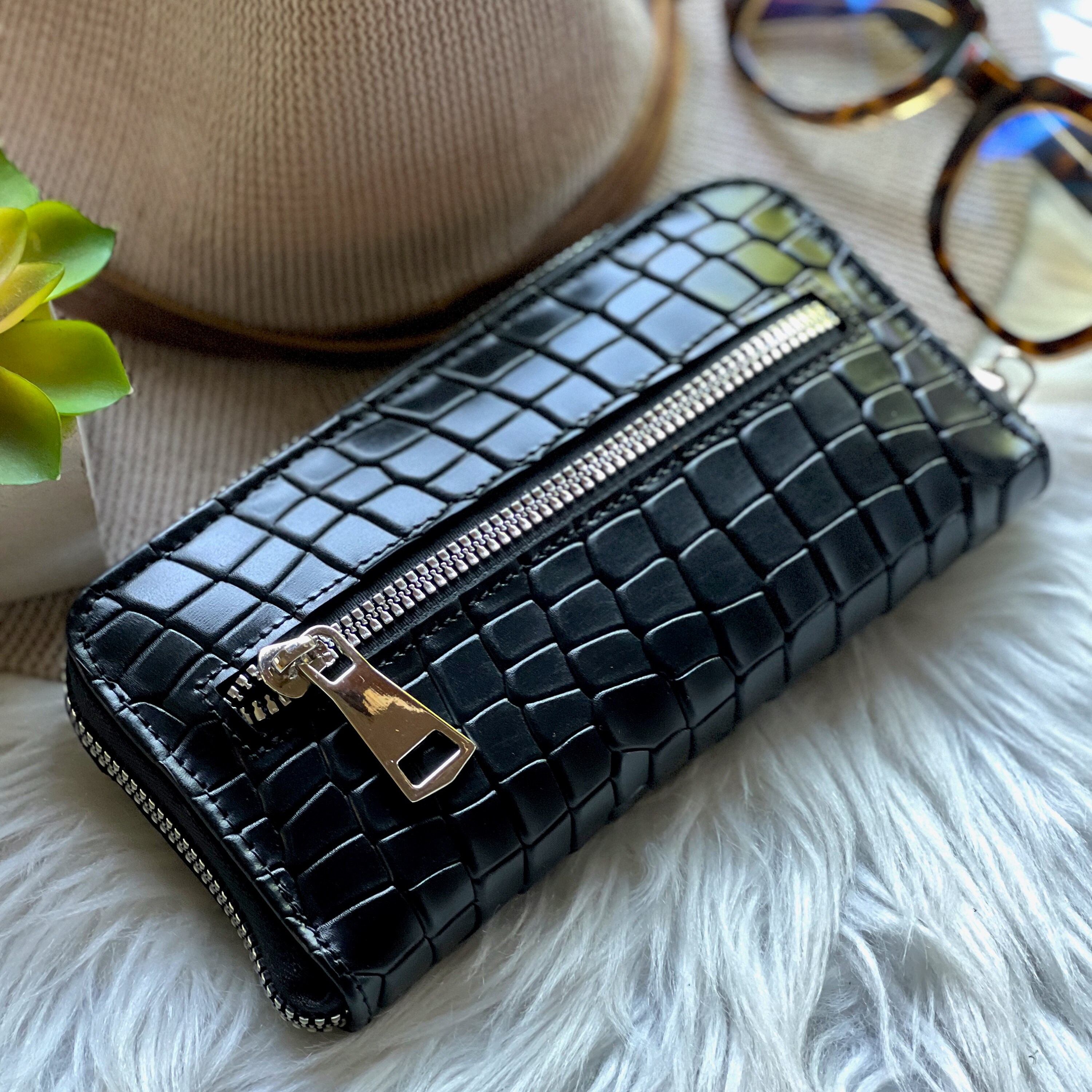 Women's Crocodile Leather Wallet