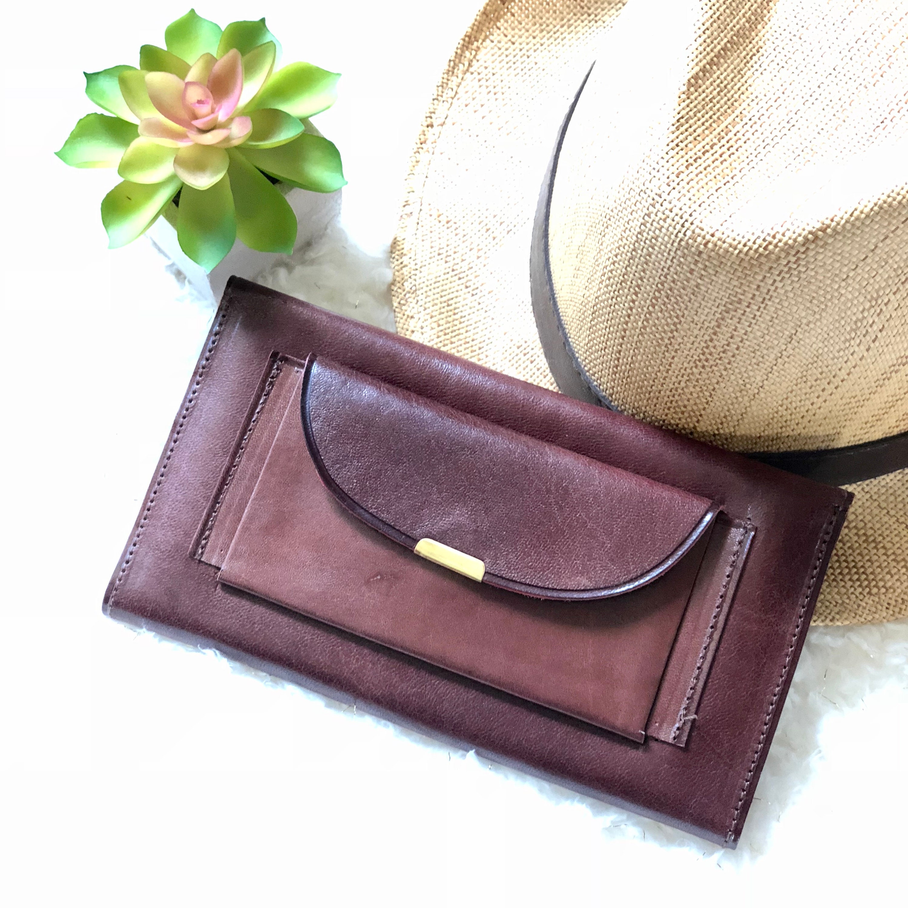 Handmade Leather woman wallet • woman wallet • Gifts for her