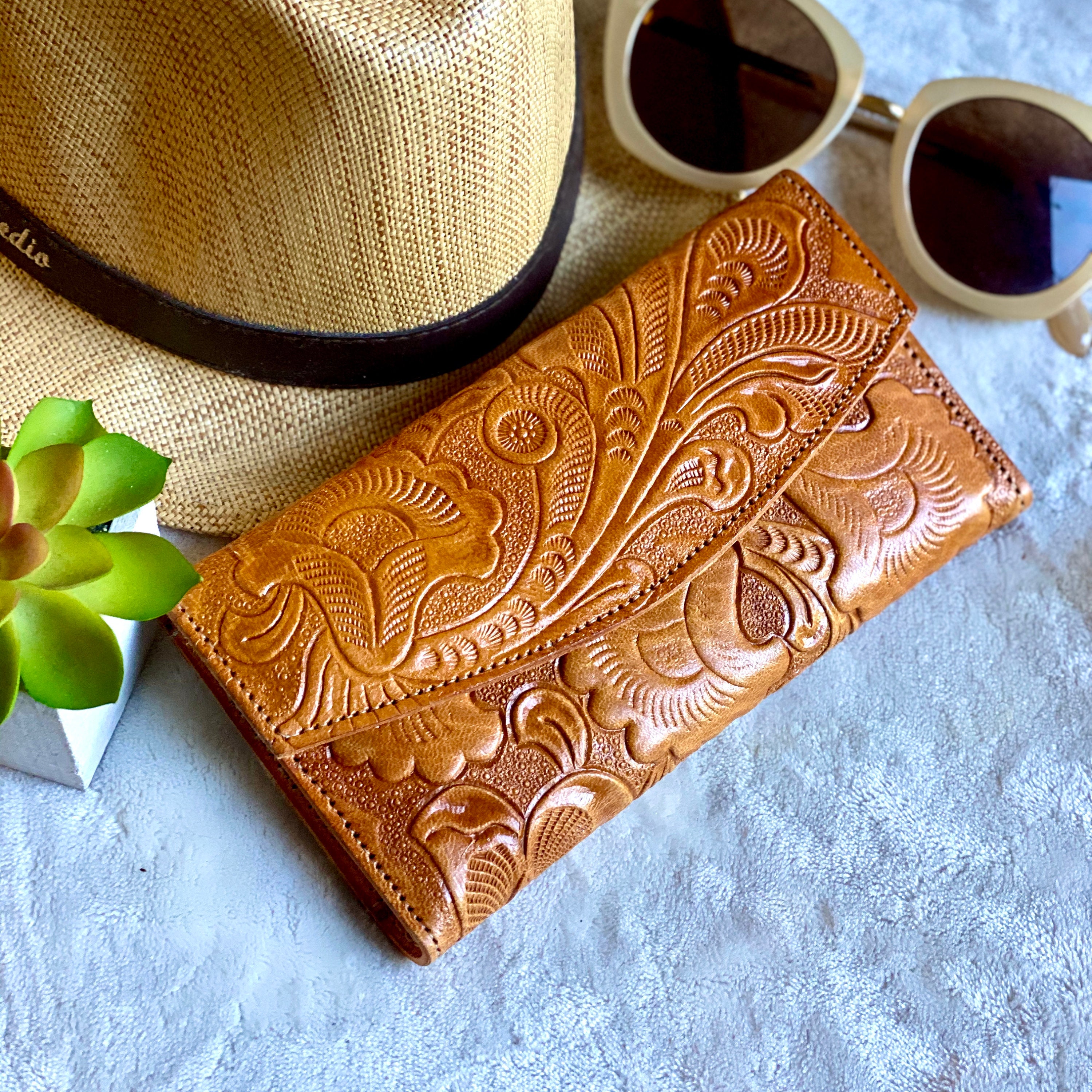 Handcrafted authentic leather wallets for women leather wallet woman