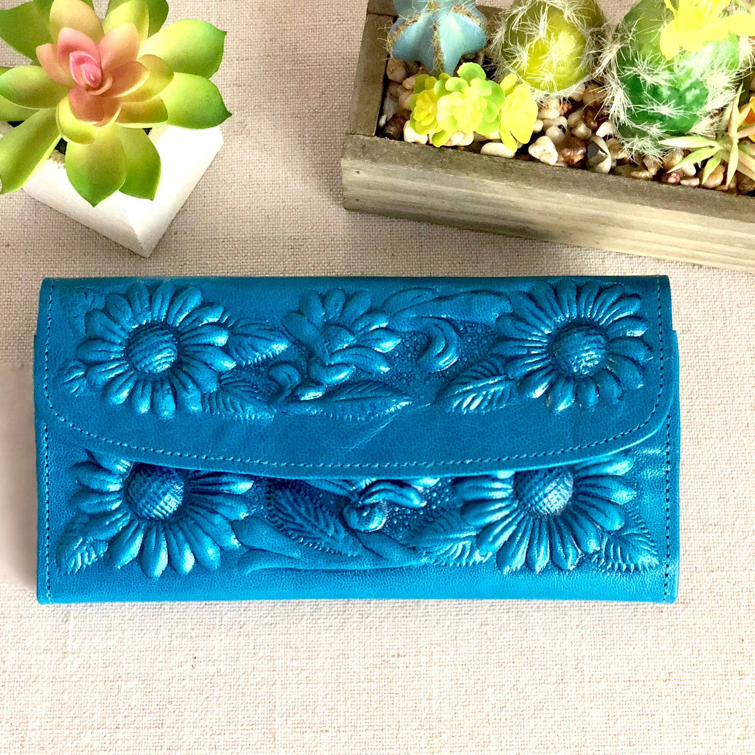 Leather Wallet Women's* Bohemian Wallet*Vintage Leather Wallet* Wallets