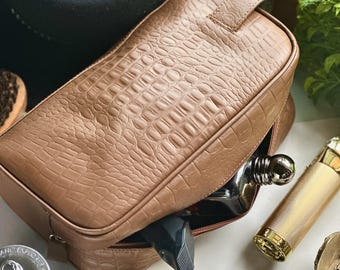 Personalized Leather Dopp Kit • Handmade Men’s Toiletry Bag • Custom Travel Case • Monogrammed Grooming Gift • Boyfriend Gift Idea