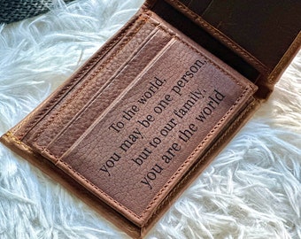 Personalized Men's Leather Wallets: Custom Gifts for Men • leather wallets for men