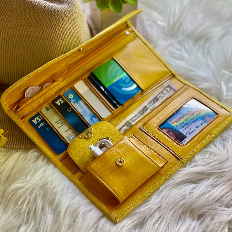 Handmade Soft Leather Womens Wallets Wallet Women Wallets Etsy