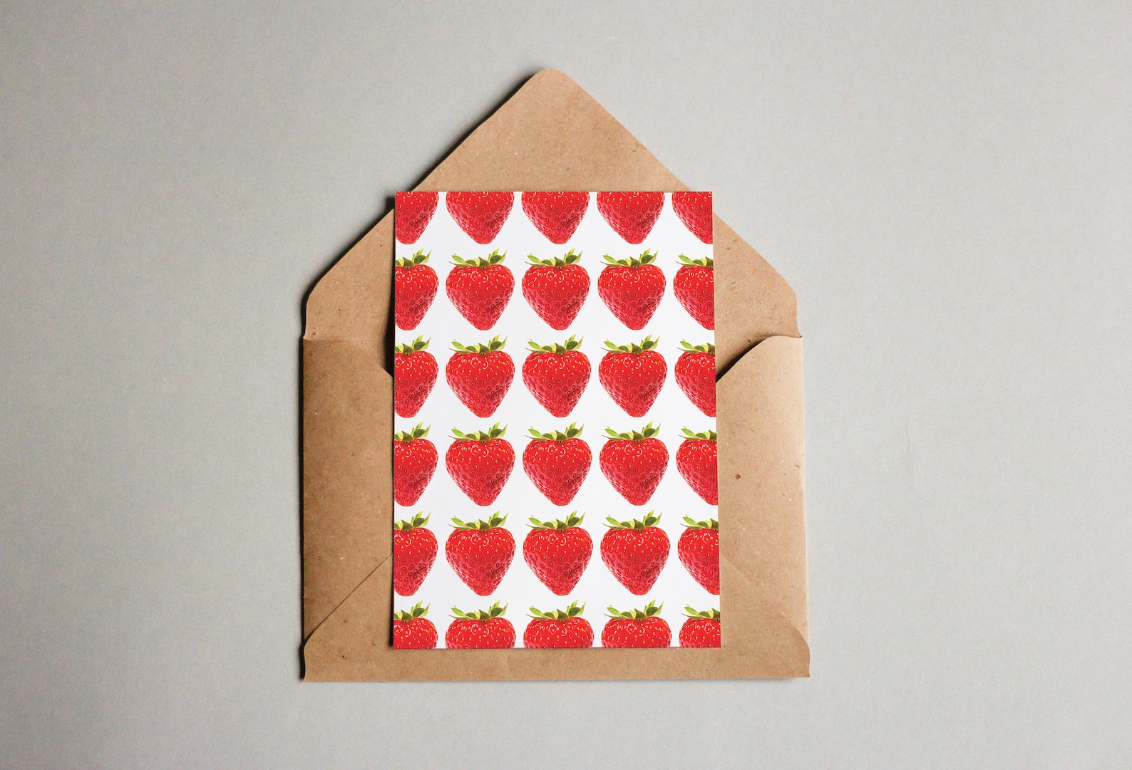 SarahGrandDesigns Handmade Assorted Fruits Stationery Set