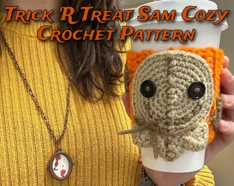 Sam Cup Cozy Crochet Pattern PDF, Digital Download