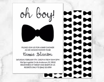 Tie baby shower | Etsy