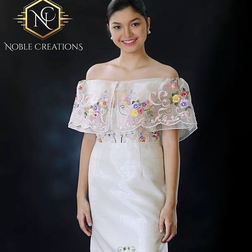 FILIPINIANA Dress BARONG TAGALOG Philippine National Costume - Etsy
