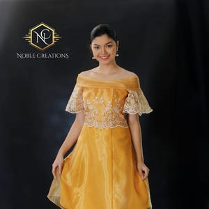 Filipiniana off shoulder sale