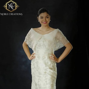 Filipiniana dress for women outlet
