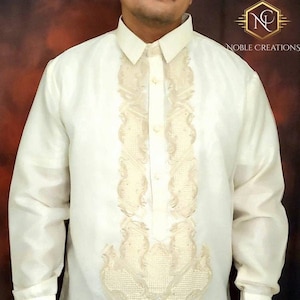 BARONG TAGALOG Filipino National Costume FILIPINIANA Formal Dress
