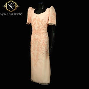 filipiniana dress and barong tagalog