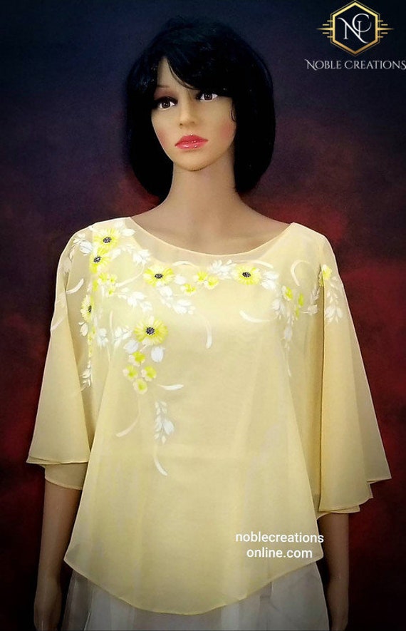 yellow filipiniana