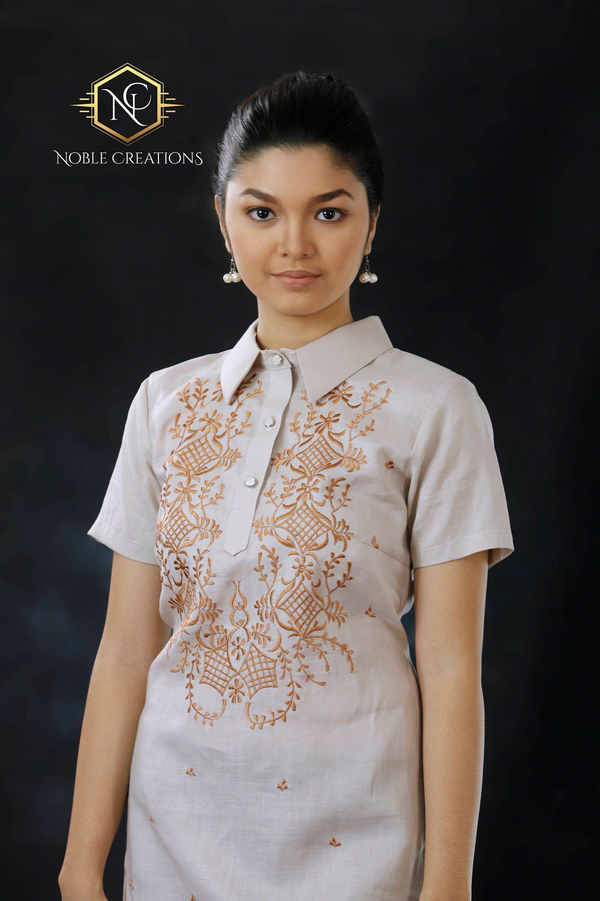 Modern Filipiniana Dress Barong Dress Filipiniana Dress Formal | Sexiz Pix