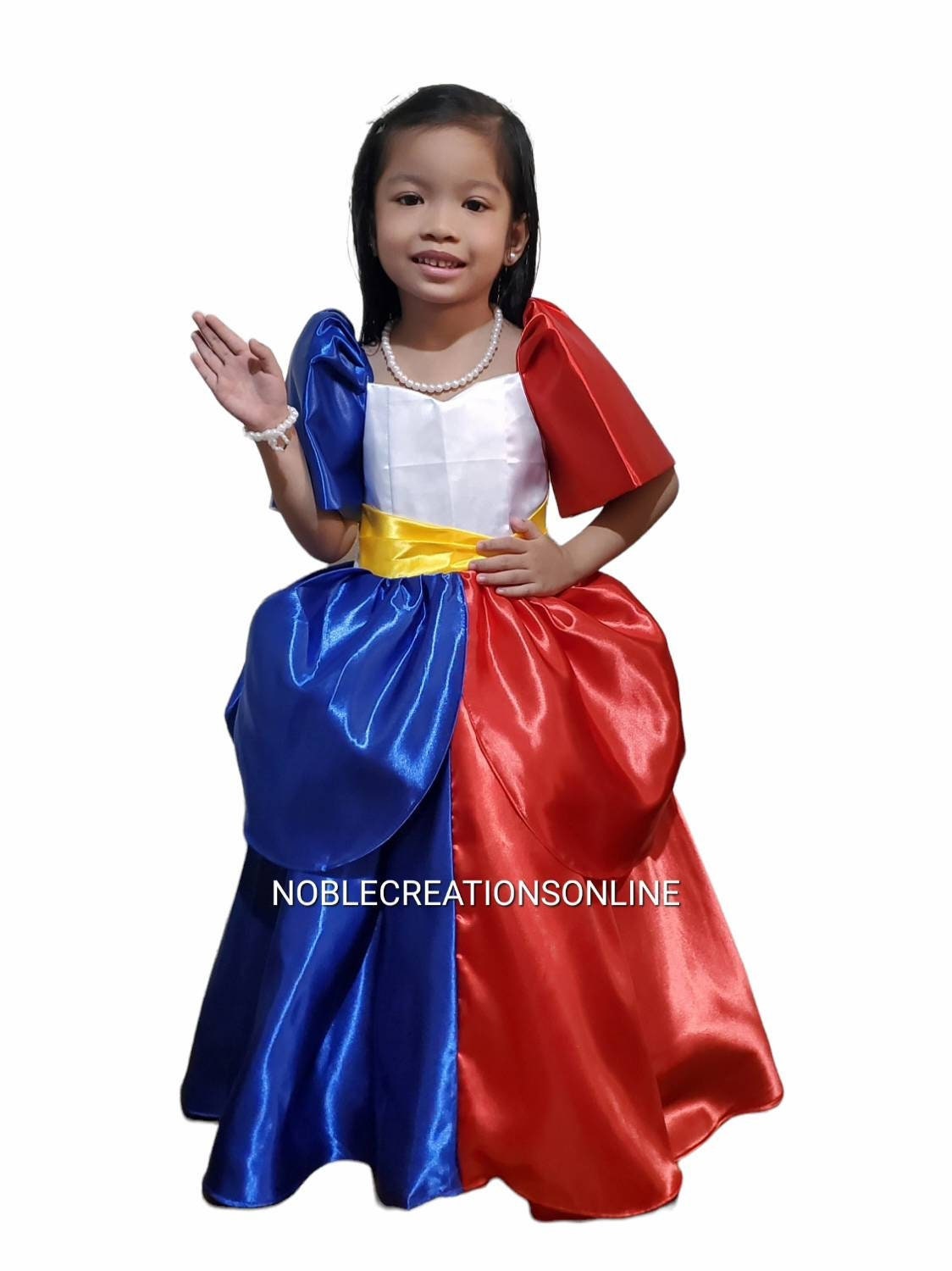 Philippine Flag Gown