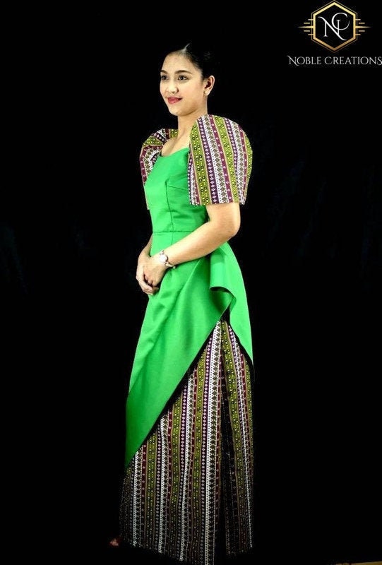 modern traditional filipino dress
