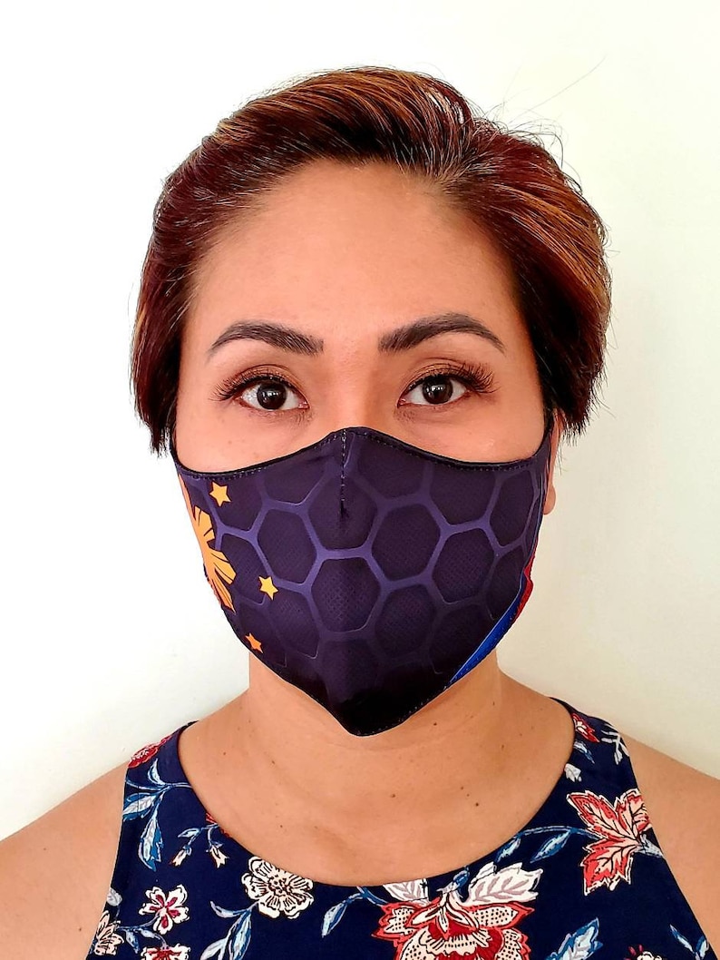 FACE MASK Filipino Flag Inspired Nonmedical Sublimation Etsy