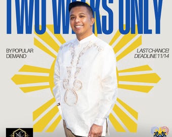 Limited Edition D*Kababayan BARONG TAGALOG - Beige