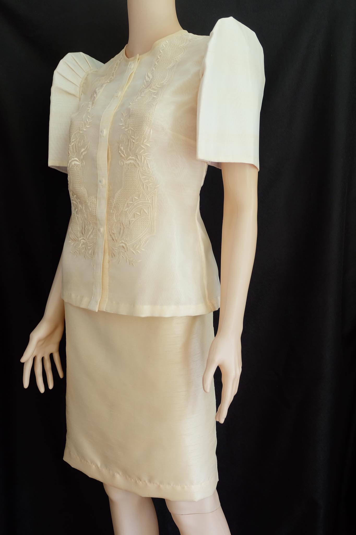 Modern Filipiniana Ladies Barong Tagalog Blouse In Me - vrogue.co