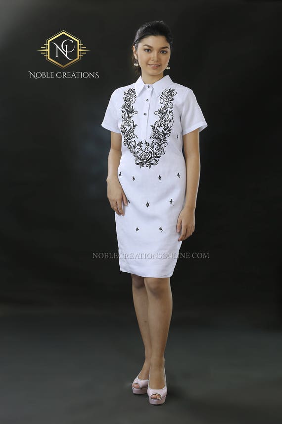 WD01 - MADE-TO-ORDER - Filipiniana Two-Layer Gown