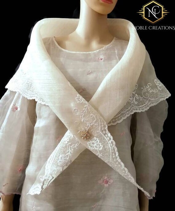 filipiniana shawl design