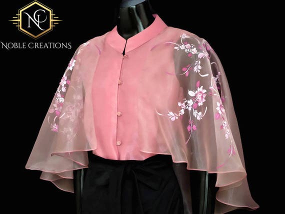 modern filipiniana blouse