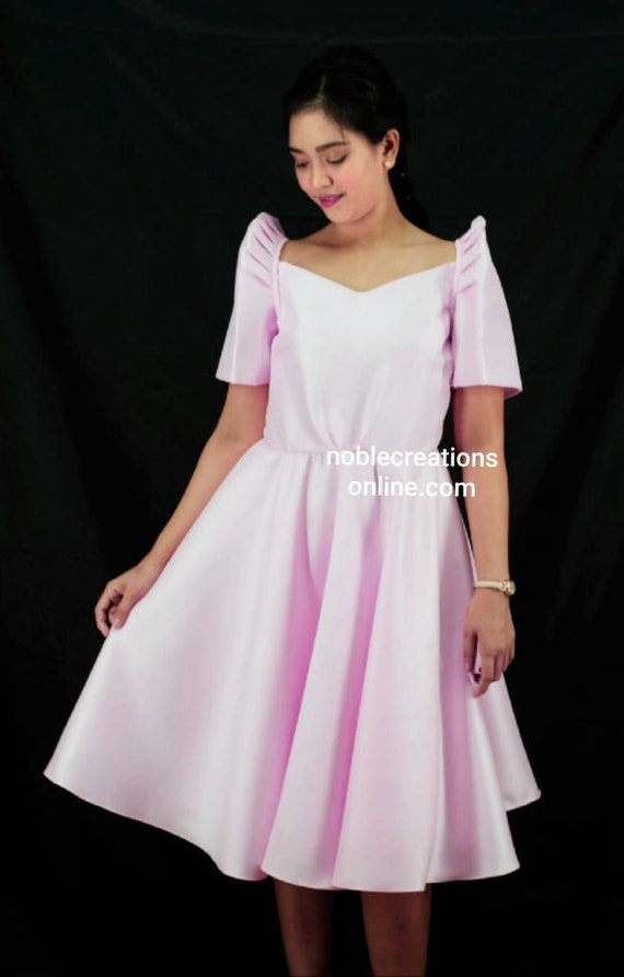 pink filipiniana