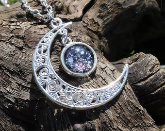 Collier "La Nuit" Lune Celtique