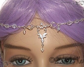 Diademe Tiare Collier Mariage Cristal AB Bijou HeadBand