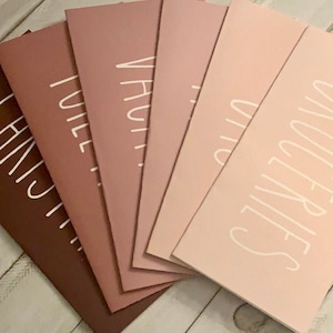 7 Rae Dunn inspiró sobres en efectivo, sobres de efectivo laminados