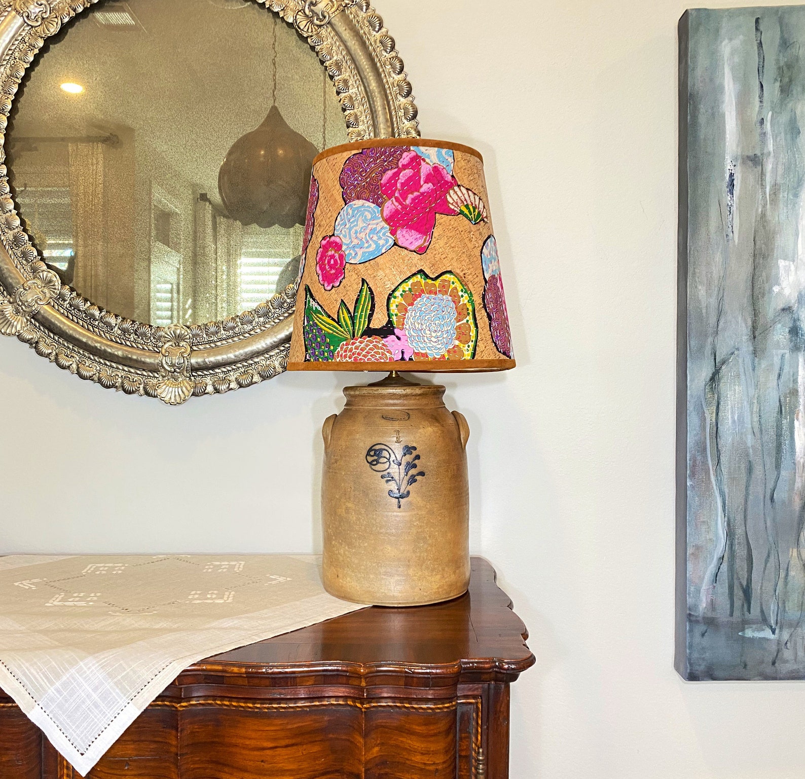 Vintage table lamp. Etsy