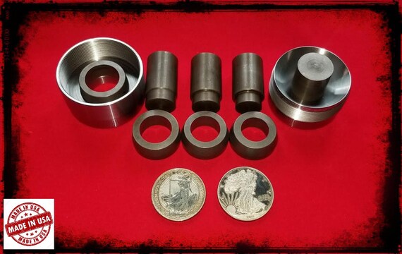 XL Self Centering Coin Ring Punch Set 4 Sizes 13 16 7 8 15 16 1 Etsy Ireland