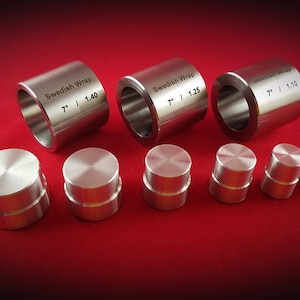 Swedish Wrap Die Set (3 Pcs.) With Aluminum Plungers (6 Push Rods) - Etsy
