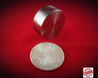Coin Ring Anvil Used to Fix Wobbly Rings Hardened Stainless Steel (1.75"Diameter X .75"Long")