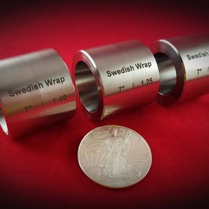 Swedish Wrap Die Set (3 pcs.) Professionally made to last, Coin Ring Tools
