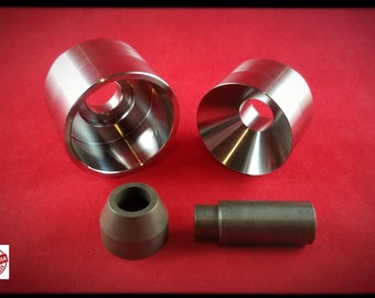 Small Self Centering 1/2" punch no spacers needed, coin ring tools
